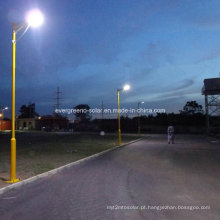 Luzes de rua solares para economia de energia